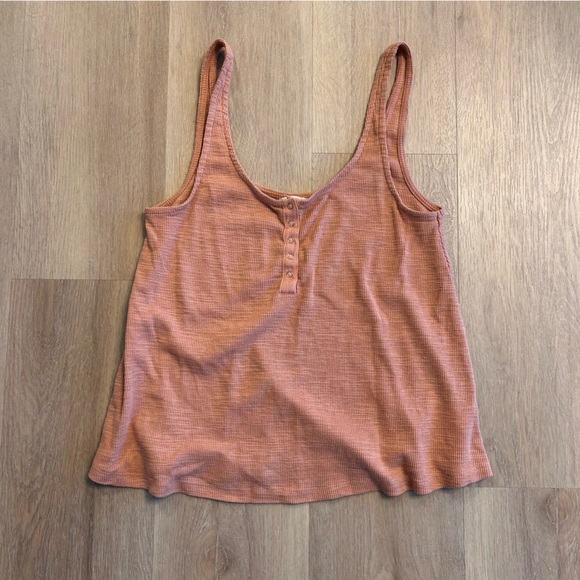 Z Supply Ribbed Tank top peach - Picture 1 of 6